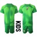 Brasilien Målvakt Barnkläder Borta matchtröja till baby VM 2022 Kortärmad (+ Korta byxor) Billigt